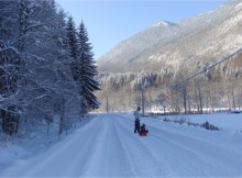 Iarna pe uliță la Câmpu lui Neag