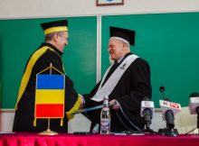vainer0 Ceremonia înmânării distincției ”Doctor Honoris Causa” Excelenței Sale dr. Aurel Vainer a înobilat finalul de mandat al actualului Senat al Universității din Petroșani