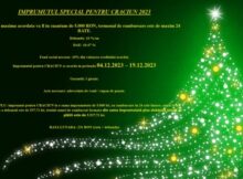 Împrumuturi pentru Crăciun generoase, cu dobândă avantajoasă, la CAR Parîngul IFN Petroșani