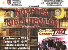 Biblioteca județeană ”Ovid Densușianu” Deva organizează ediția a X-a a evenimentului ”Noaptea Bibliotecilor”