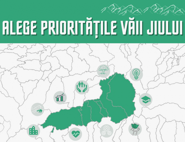 Cetățenii pot alege și propune prioritățile comunității din Valea Jiului în vederea definitivării Strategiei de dezvoltare locală
