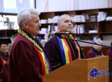 Directorul Teatrului Național ”Radu Stanca” din Sibiu și președintele FITS. Constantin Chiriac, doctor honoris causa al Academiei de Științe Economice din Moldova