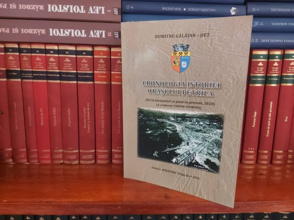 Istoria orașului Petrila, în date și evenimente, reflectată într-o nouă carte semnată de eminentul dr. Dumitru Gălățan Jieț