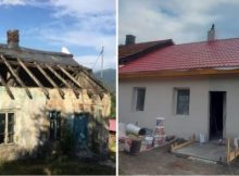 Casă nouă pentru o familie nevoiașă cu 5 copii, construită cu implicare și solidaritate a comunității din Lupeni