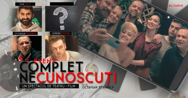 ”Complet necunoscuți”, un spectacol de teatru-film prezentat de Octavian Strunilă la teatrul din Petroșani