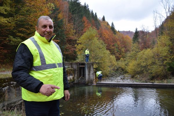 Lucrări de toamnă la stația de captare a apei de pe Polatiște