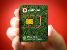 Vodafone lansează Eco-SIM-urile fabricate din plastic reciclat
