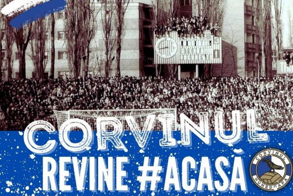 Brandul „FC Corvinul 1921” s-a întors, oficial, acasă, la Hunedoara