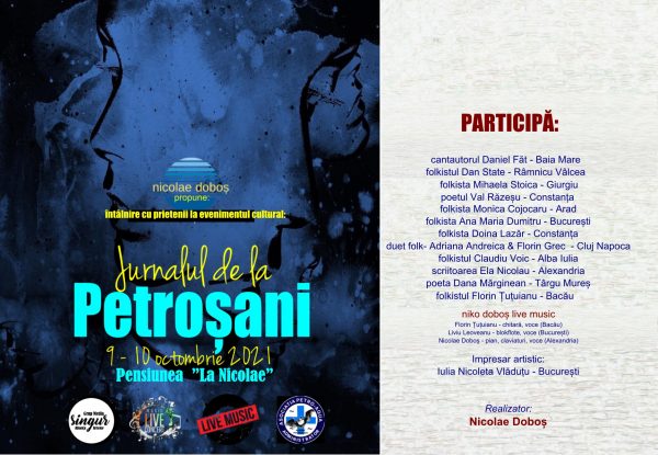 ”Jurnalul de la Peștera Bolii” se scrie cu un concert de muzică și poezie