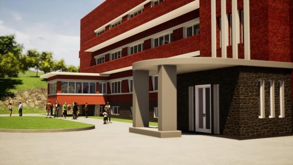 Lucrări de extindere la clădirea veche a Spitalului Municipal Lupeni