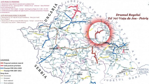 „Drumul Regelui”, drum cu prioritate în Regiunea Vest