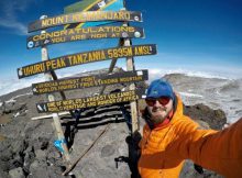 Misiune îndeplinită de alpinistul petroșenean Adrian Ahrițculesei care a cucerit cel mai înalt vârf al Africii