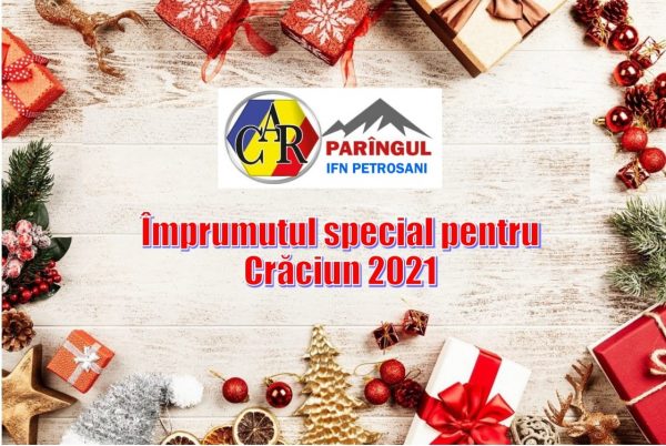 Împrumuturi speciale pentru sărbătorile de iarnă de la CAR Parîngul Petroșani