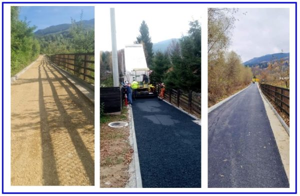 Încă un drum cu asfalt în premieră, la Uricani
