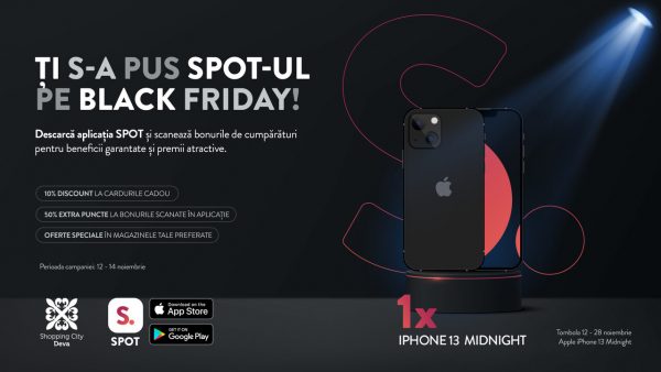 Shopping City Deva dă startul campaniei de reduceri de Black Friday