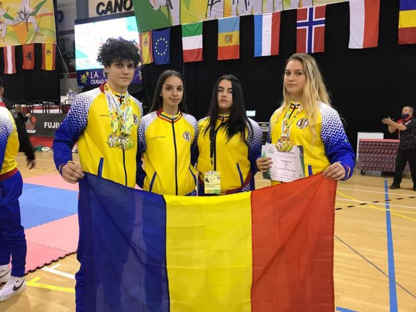 România vicecampioană europeană la Taekwon-do, cu aport semnificativ a 4 sportivi din Valea Jiului