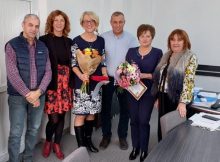 Final de carieră cu mulțumiri și îmbrățișări din partea colegilor, pentru Lăcrămioara Drăgoescu și Ana Corici de la Apa Serv