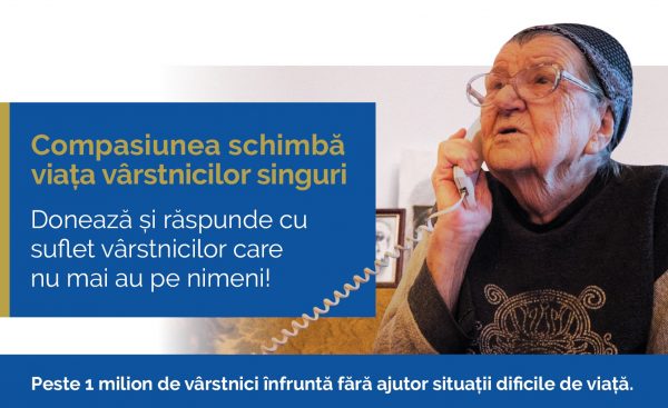 Fundația Regală Margareta a României strânge fonduri pentru susținerea nevoilor vârstnicilor singuri
