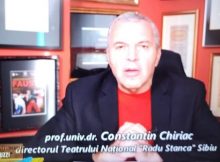 Constantin Chiriac, directorul TNRS Sibiu, laureat al Premiilor Naționale Negruzzi