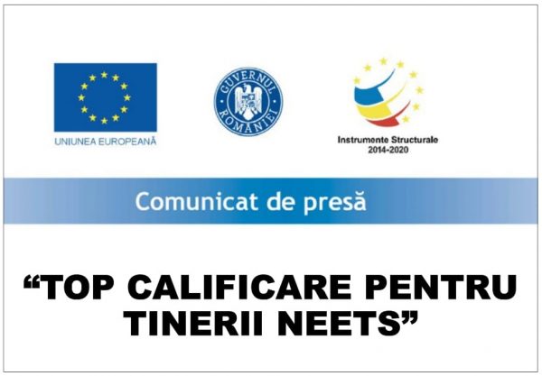 Euro Jobs / Comunicat de presă proiect ”Top calificare pentru tinerii NEETS”