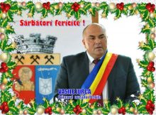 Primarul orașului Petrila, Vasile Jurca vă urează Sărbători fericite!
