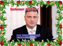 Primarul municipiului Lupeni, Lucian Resmeriță vă urează Sărbători fericite!