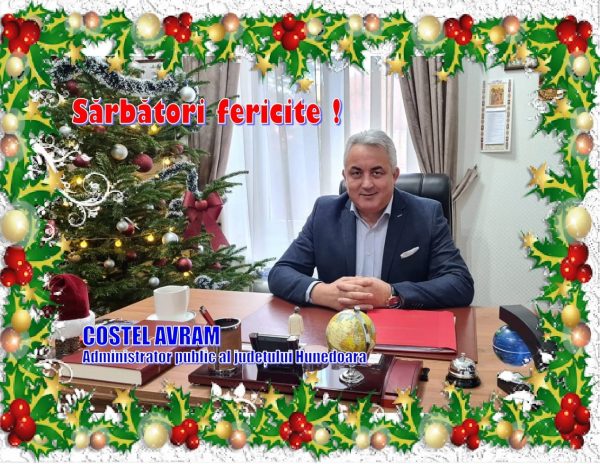 Costel Avram vă urează Sărbători fericite !