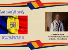 Costel Avram / Mesaj de Ziua Națională a României