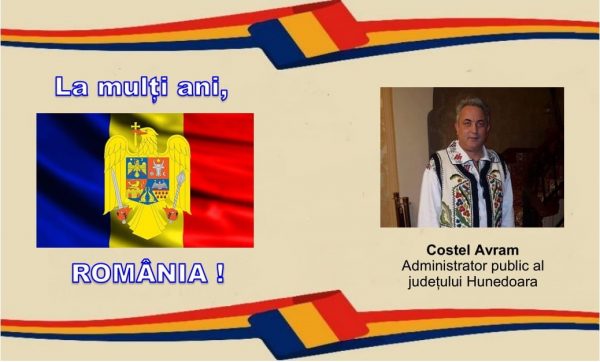 Costel Avram / Mesaj de Ziua Națională a României