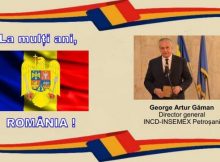 INCD-INSEMEX Petroșani / Mesaj de Ziua Națională a României