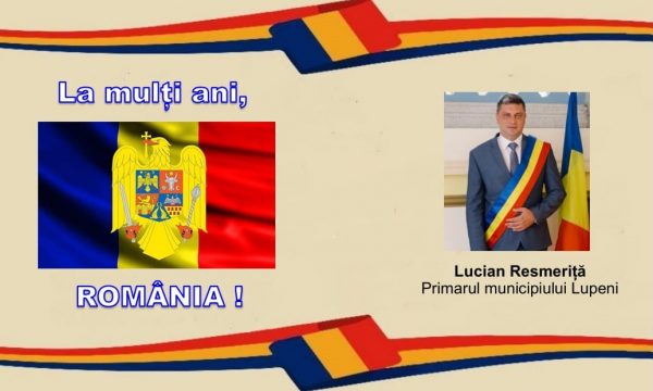 Lucian Resmeriță / Mesaj de Ziua Națională a României