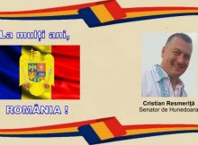 Cristian Resmeriță / Mesaj de Ziua Națională a României