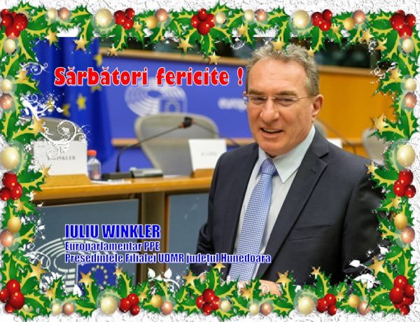 Europarlamentarul Iuliu Winkler vă urează Sărbători fericite !