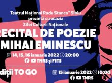 Ziua Culturii Naționale, marcată la Teatrul Național ”Radu Stanca” din Sibiu cu recitaluri online din opera poetului Mihai Eminescu