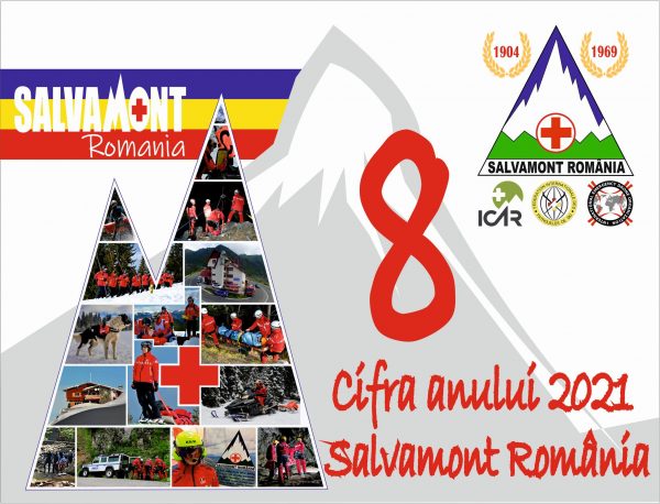 Cifra anului 2021 pentru Salvamont Romania este 8