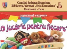Biblioteca județeană ”Ovid Densușianu” deschide o nouă ediție a campaniei caritabile ”O jucărie pentru fiecare”