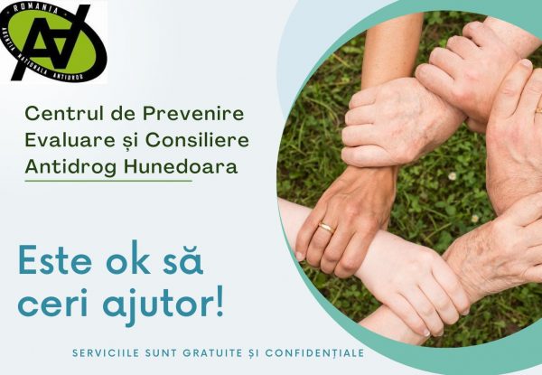 ”Abilități pentru acțiune”, un nou proiect educațional al Centrului de Prevenire Evaluare și Consiliere Antidrog Hunedoara