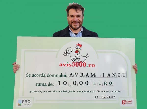 Compania hunedoreană Avis 3000, cadou de 10.000 de euro pentru sportivul Avram Iancu