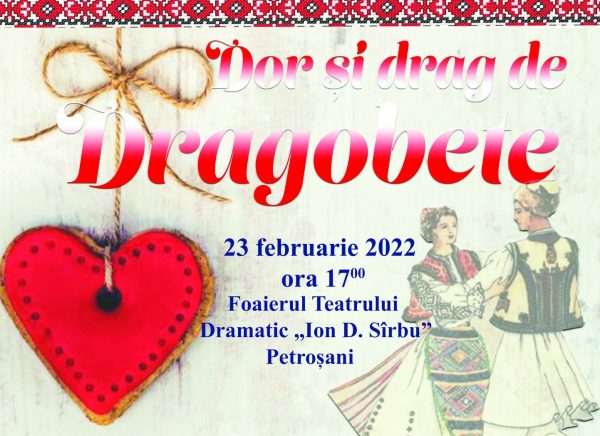 Iubire cu parfum de poezie, de Dragobete, la teatrul din Petroșani