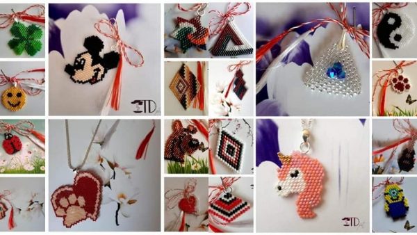 Mărțișoarele Danei Tacea, veritabile bijuterii cu rang de artă