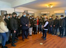 Lecție demonstrativă la Expoziția de Istorie Locală și Etnografie Brad
