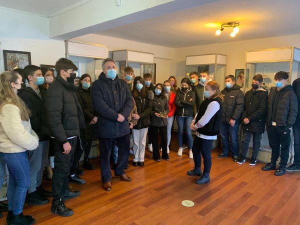 Lecție demonstrativă la Expoziția de Istorie Locală și Etnografie Brad