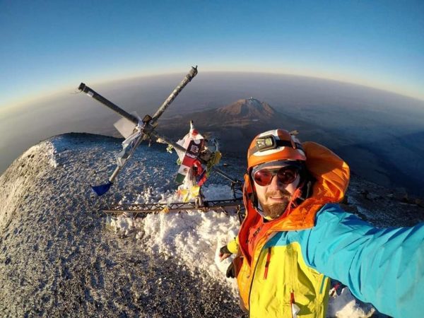 Adrian Ahrițculesei a cucerit cel mai înalt vulcan al Americii de Nord: Pico de Orizaba