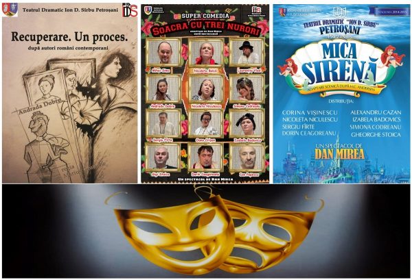 Ce vedem la sfârșit de săptămână la Teatrul Dramatic „Ion D. Sîrbu” Petroșani