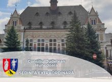 Ședință extraordinară a Consiliului județean Hunedoara, în 8 decembrie 2023