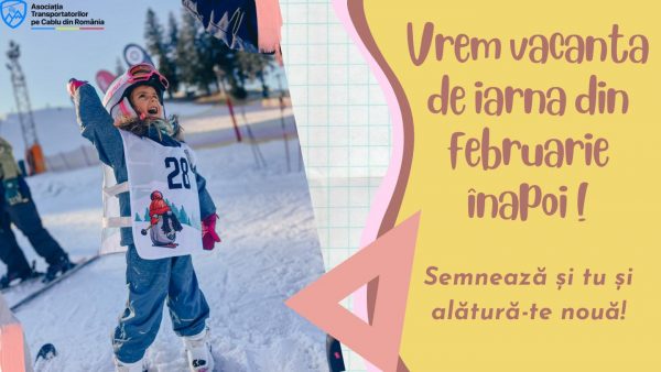 Petiție on-line a operatorilor de turism din Straja privind reintroducerea vacanței de iarnă a elevilor în luna februarie