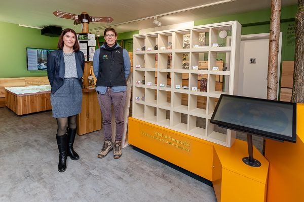 Un bulgăre de granit din Geoparcul Țara Hațegului, expus în Luxemburg