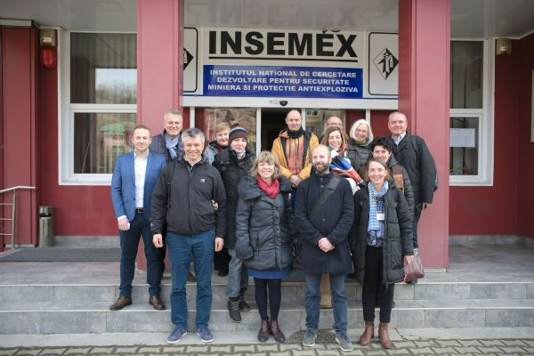 Vizită de lucru a membrilor consorțiului european TRACER la INCD INSEMEX Petroșani