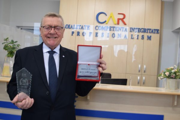 Distincții de onoare pentru un veteran al întrajutorării: Gheorghe Petru Budai