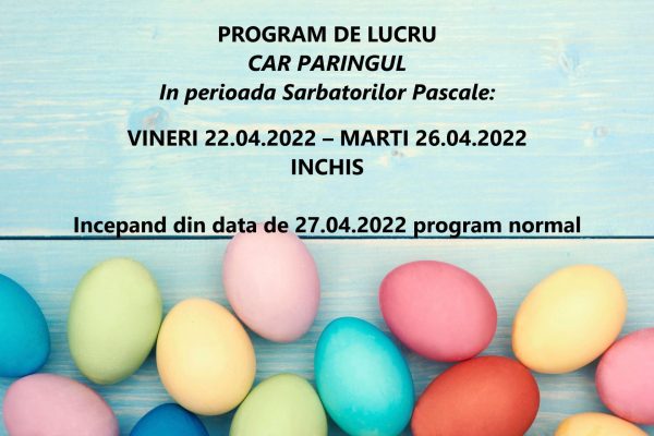 Închis de Paște la CAR Parîngul Petroșani